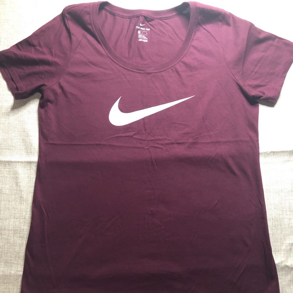 Burgundy shirt